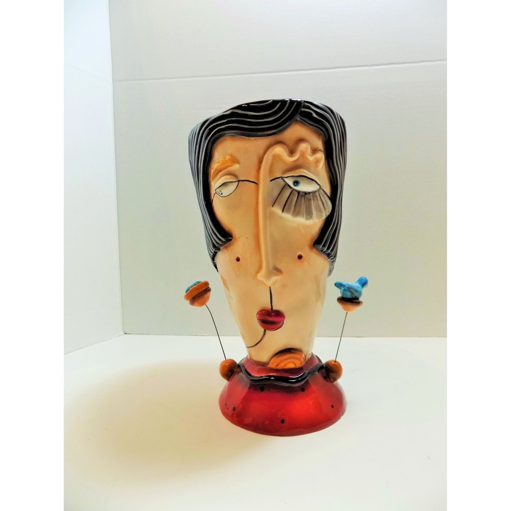 Rare 2005 Allen Designs Studio Collection Lady Bird Vase